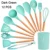 Best Silicone Cooking Utensil Set Wooden Handle Spatula Soup Spoon Brush Ladle Pasta Colander Non-stick Cookware Kitchen Tools 39