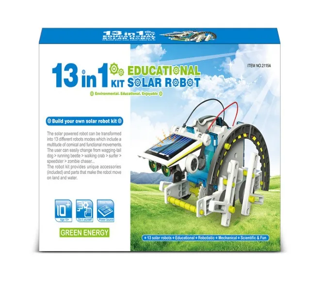 プログラミング おもちゃ 13in1 ソーラーロボットキット 自由研究 科学 プログラミング おもちゃ 13in1 ソーラーロボットキット 自由研究 科学
