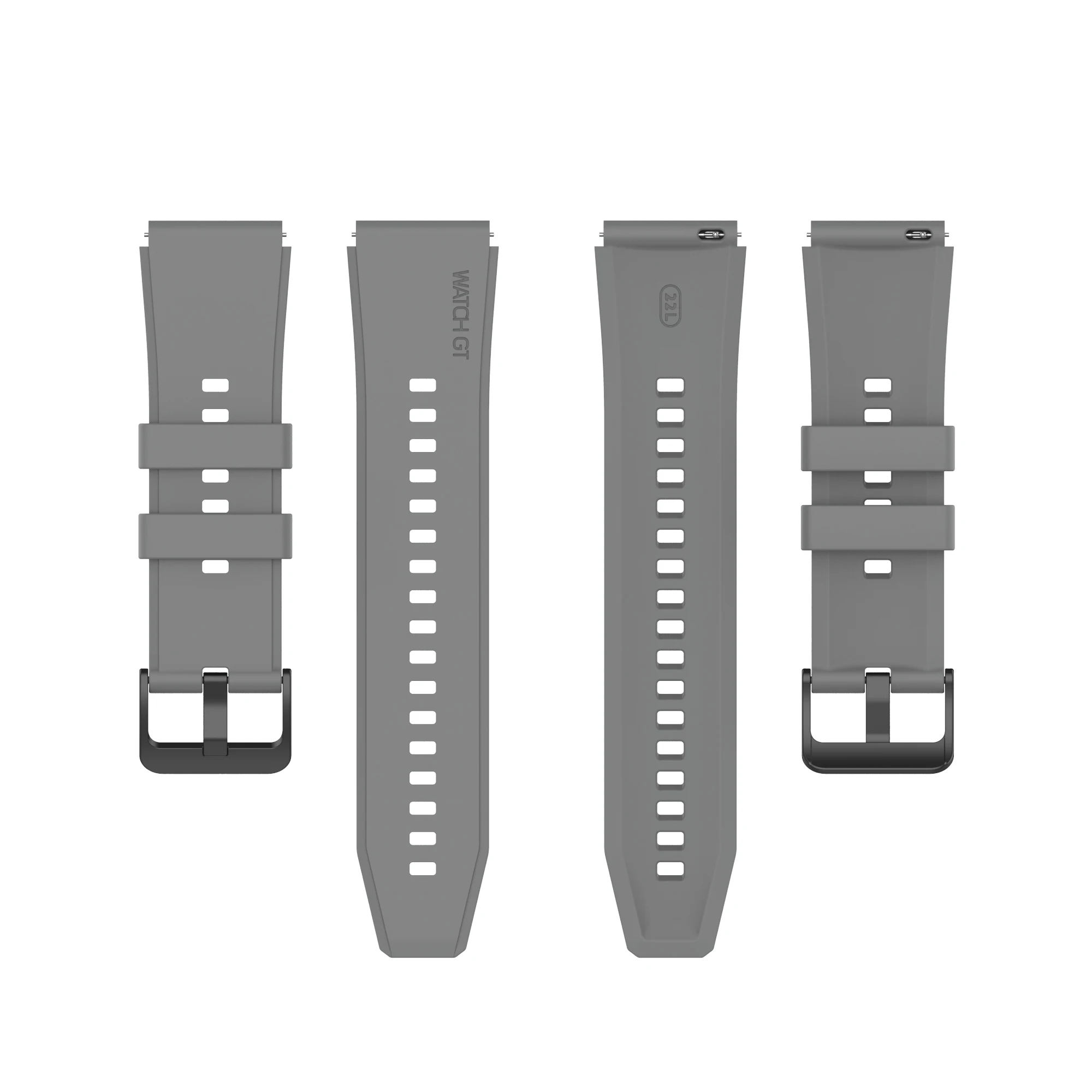 Silicone Replacement Watch Strap, 20/22mm - Versatile Bracelet