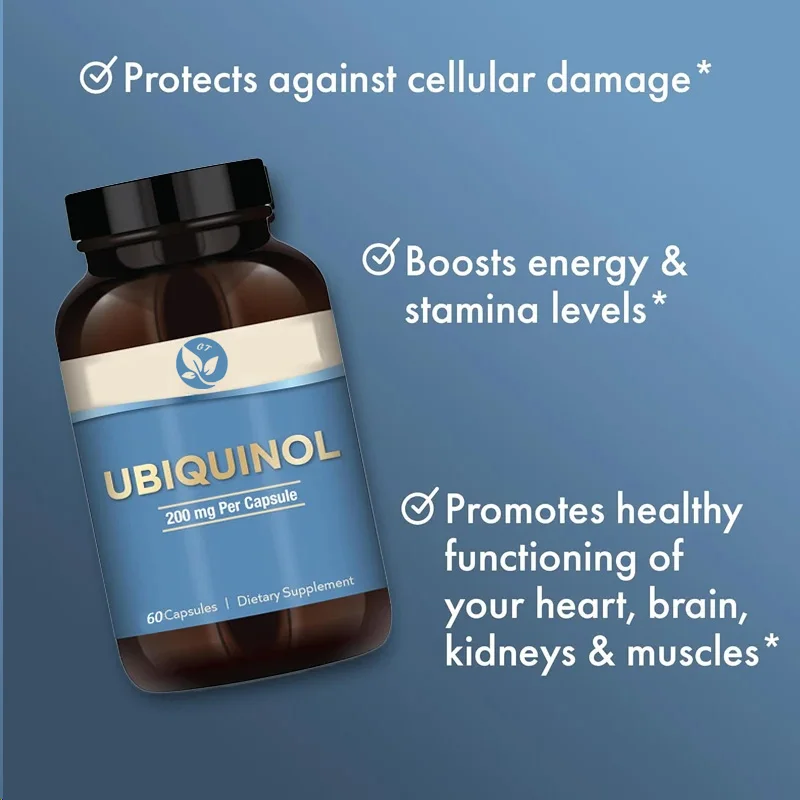 Ubiquinol Dietary Supplement For Energy Support 60 Capsules_voghion.com