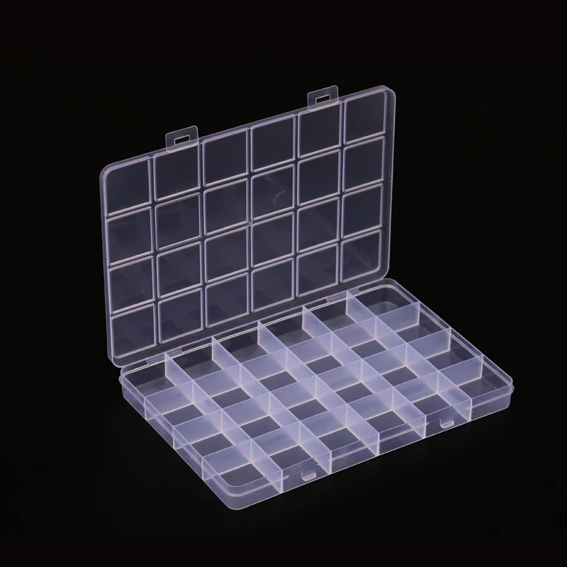 Compartment Storage Box 72 Grids Acrylic Organizer Box with 3 Drawers  Storage Containers Transparent Organizer Box for Crafts Art Supply Diamond  Painting Nail Tip Bead Earring Ring