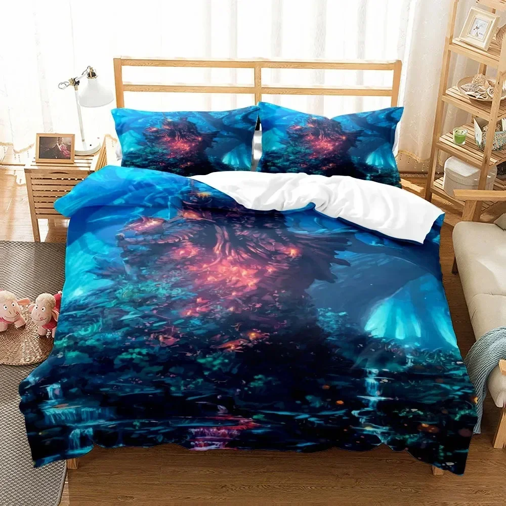 3D Print Berserk Anime Duvet Cover Set without sheet King Queen Double Full Twin Single Size Bed Linen Bedding Set 4