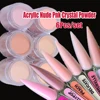 6Jars/set Professional Nude Pink Crystal Powder 3IN1 Pink Acrylic Powder Extension/Carving/Dipping Manicure Crystal Powder &*& 1