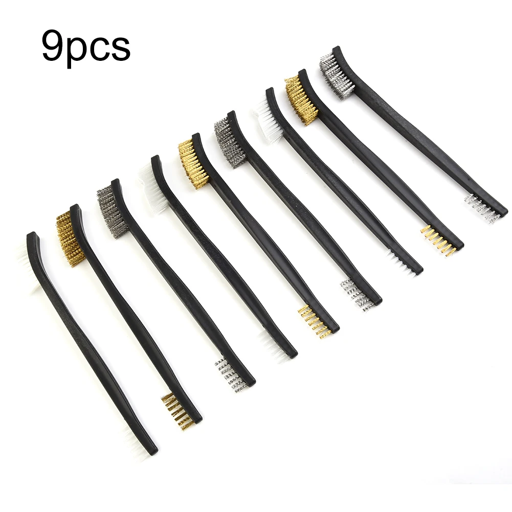 

Hand Tools Wire Brushes Nylon Remove Loose Paint Scale Screw Threads Stainless Steel Brass Clean Cutting Tools