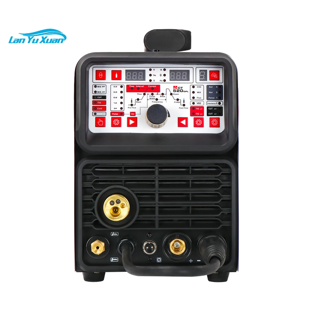 

ANDELI hot sale popular new arrival OEM/ODM 220V MCT-520DPL MIG TIG MMA CUT Pulse Welding Machine Welder