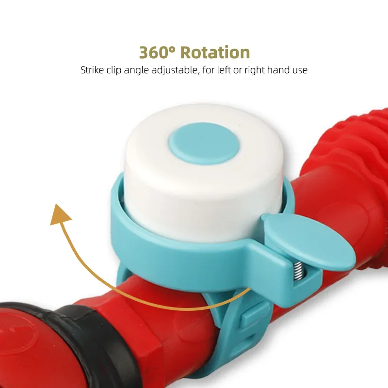 Bicycle bell bicycle accessories mountain bike bell Deemount kid bike bell cycling high volume warning multi-color selection strap fixed easy install scooter bell