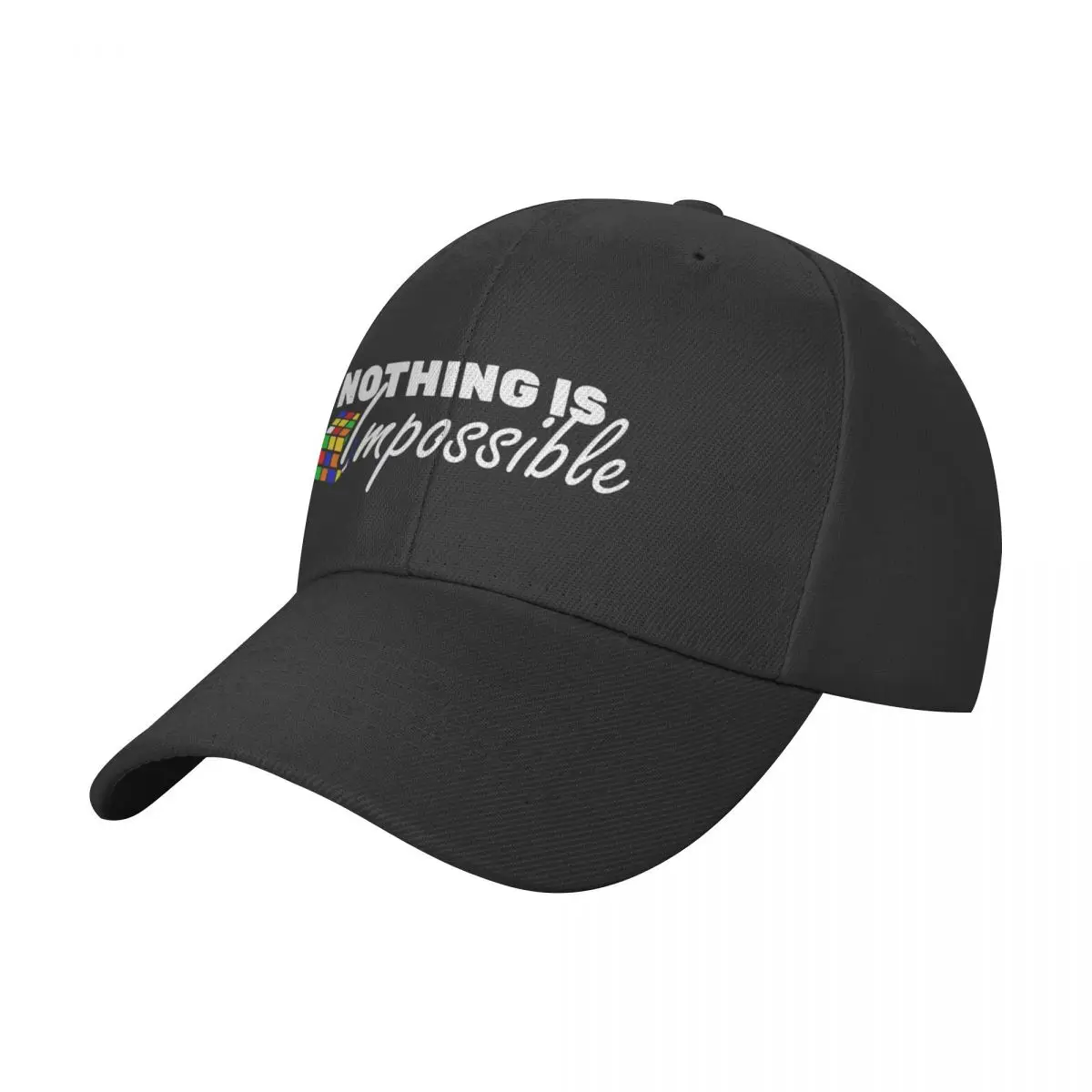 

Color Cube Nothing Impossible Baseball Cap Dropshipping dad hat Sun Cap Mens Tennis Women's