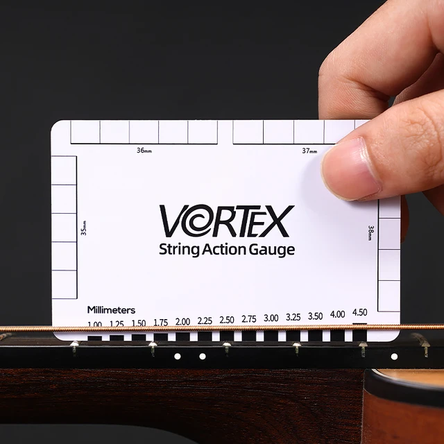 Stainless Steel String Action Ruler Guitar Setup Tool Stainless Steel ...