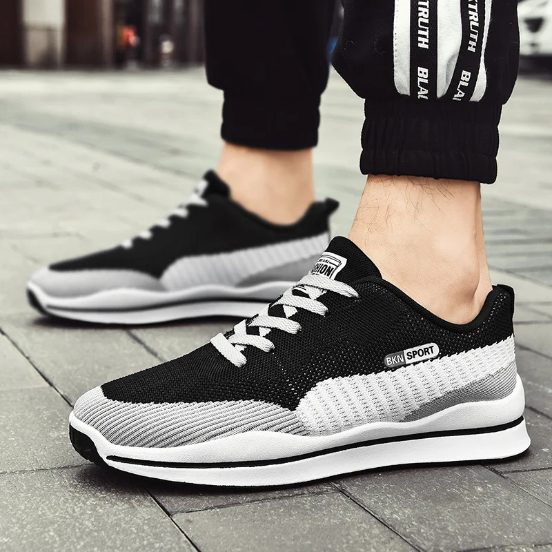 

2023 Spring New Wholesale Men's Shoes Fashion Fashion Fashion Shoes Men's Fashion Flying Weaving Shoes