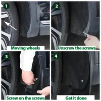 Wheel Mud Flaps Car Modification Accessories Splash Guards Mud Fenders Kit For BYD Dolphin EA1 Atto 2 2021 2022 2023 Mudflaps 4