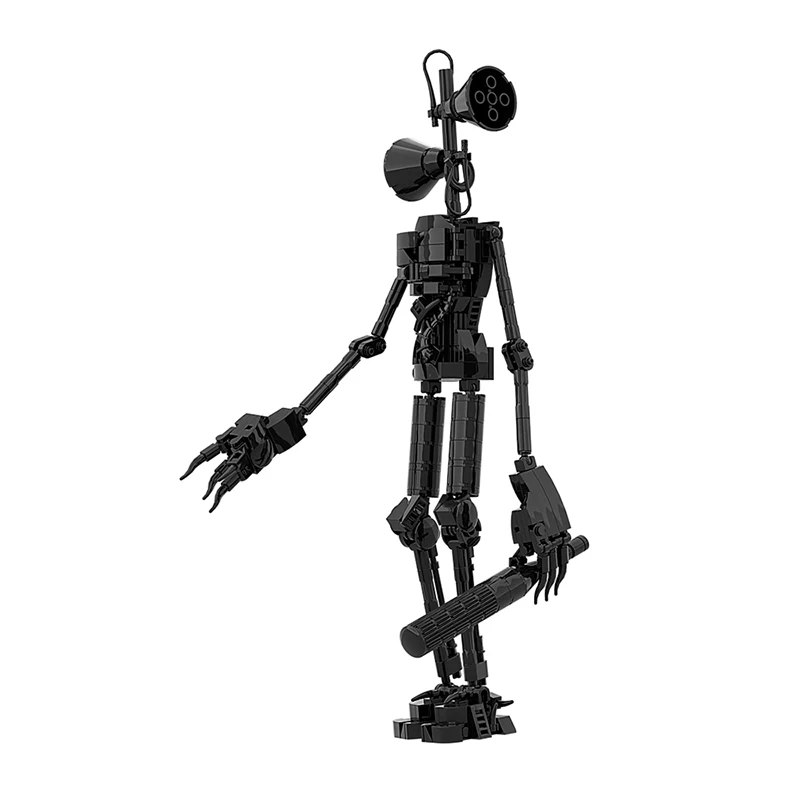 Moc Horror Game Scene Siren Head Classic Mechanical Monster Building Block Assembly Model Mechanical Juguetes Boy Toy Gift 5
