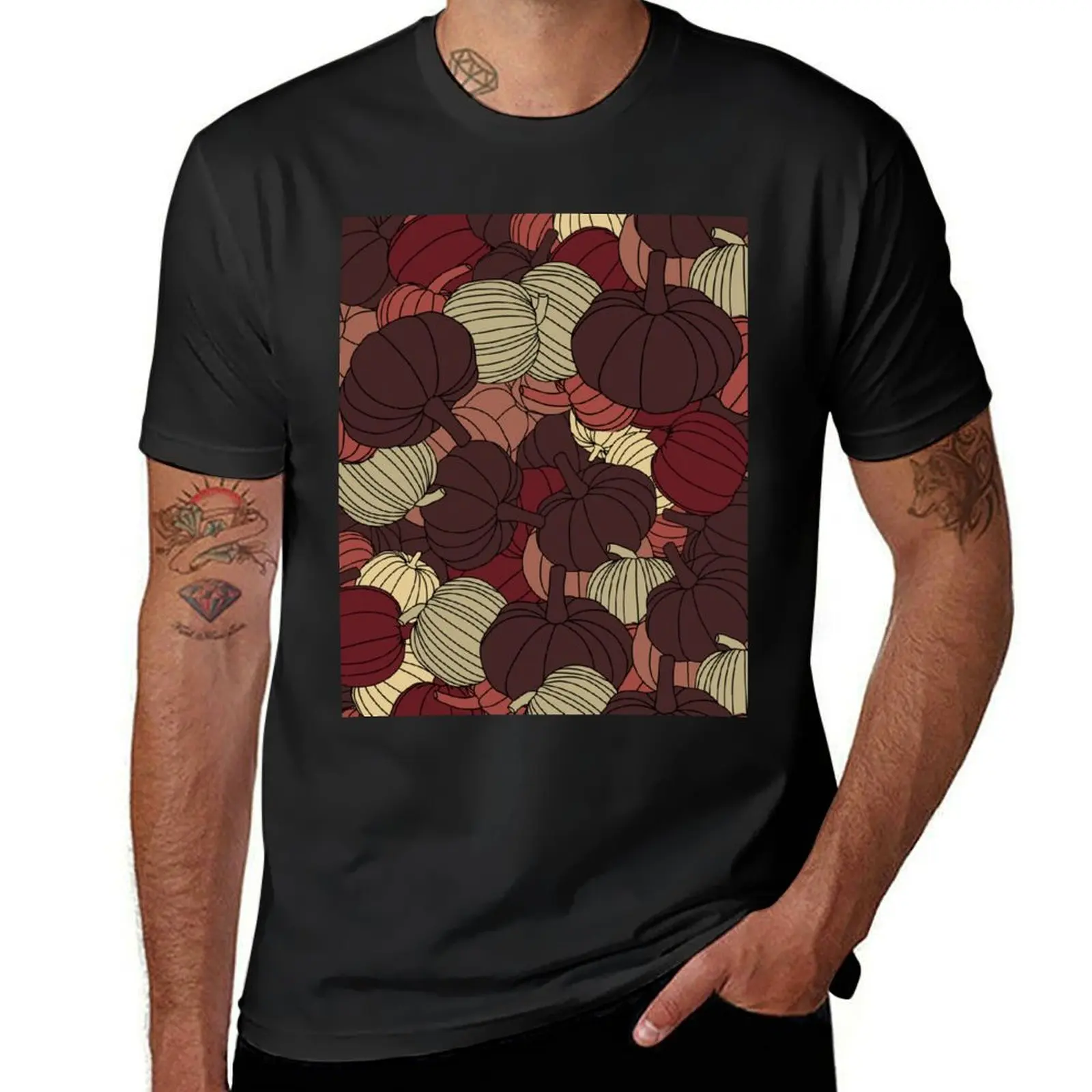 

Pumpkins T-Shirt anime clothes summer tops Men's t-shirts