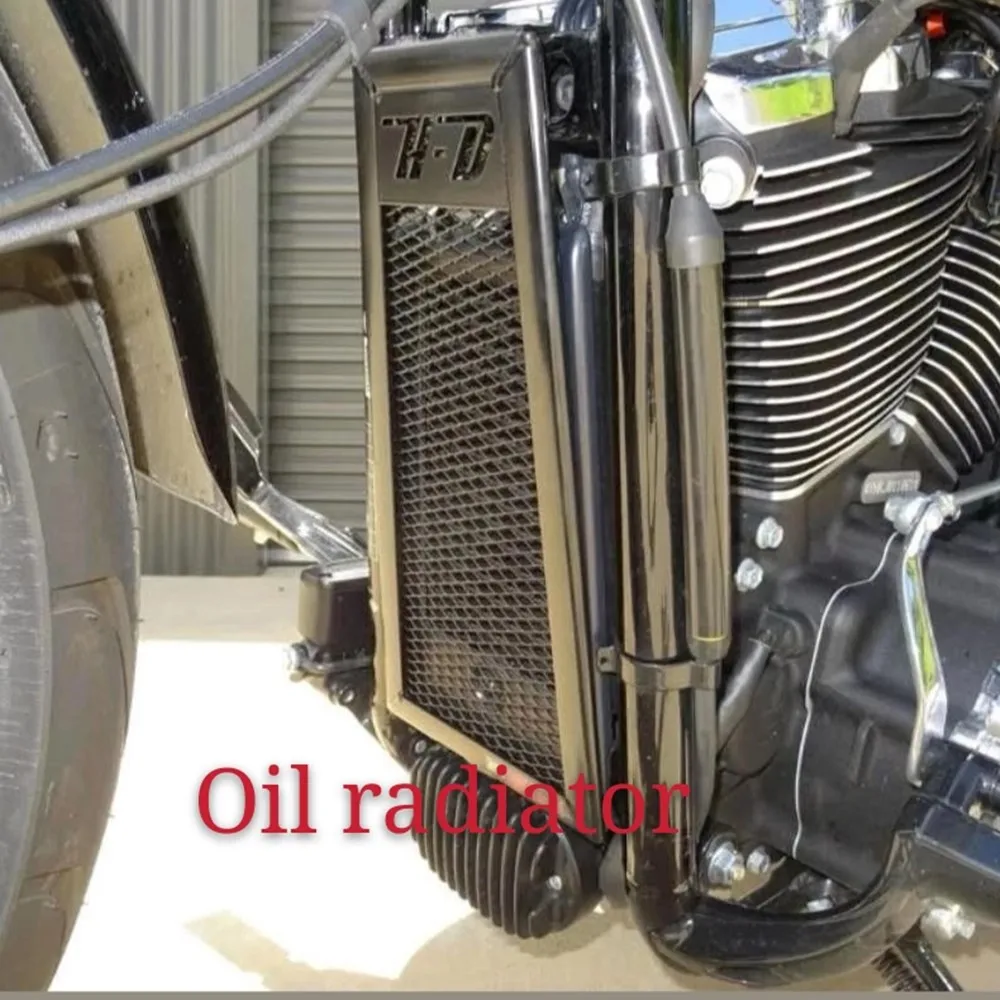 Motorcycle Oil Cooler Device Harley Softail Low Rider Softail