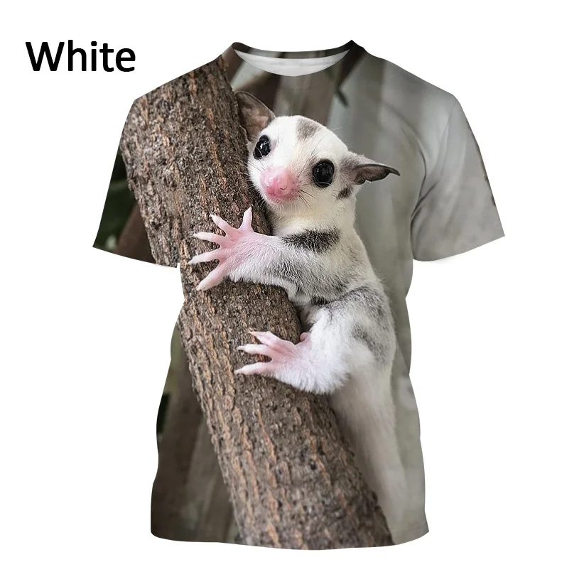 New Petaurus Breviceps T Shirt Ladies Cute Big Eyes Animal Maglietta A Maniche Corte Sugar Glider Unisex Casual Streetwear Top