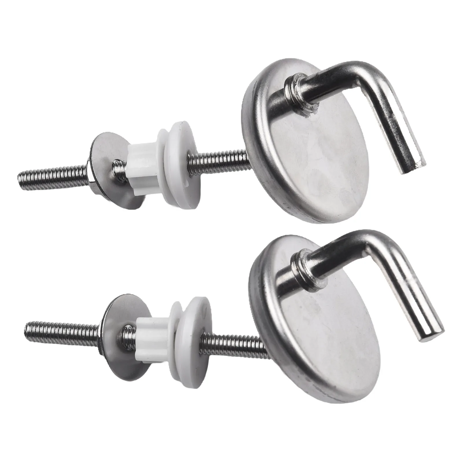 Toilet Seat Hinge 2Pcs Adjustable Knob Toilet For Seat Hinge Fix Fitting Stainless Steel With Mounting Accessory