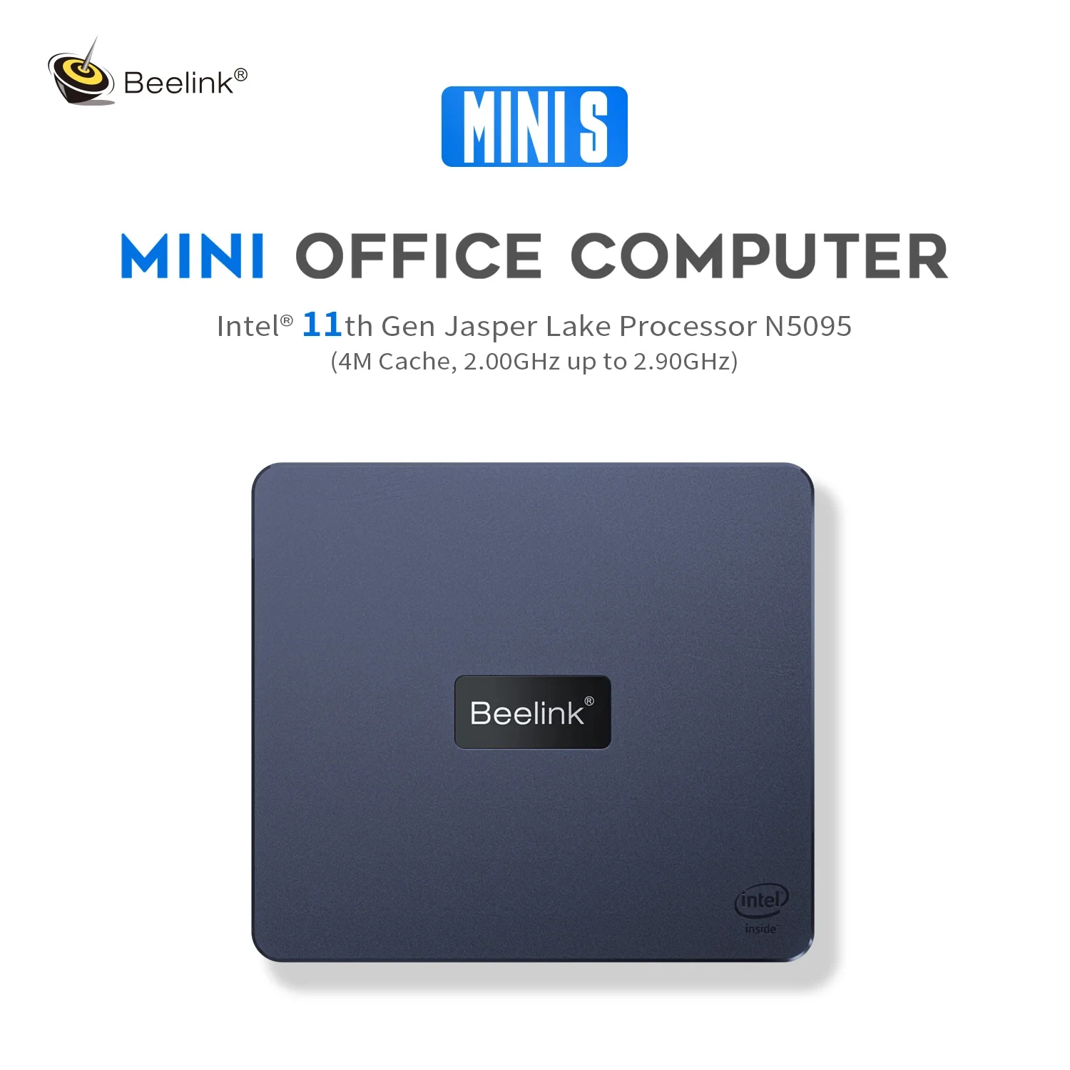 비링크 S12 프로 미니 S N100 미니 PC 게이머 인텔 알더레이크 N100 N95 N5095 DDR4 16GB 500GB 8GB 256GB DIY 데스크탑 사무용 컴퓨터