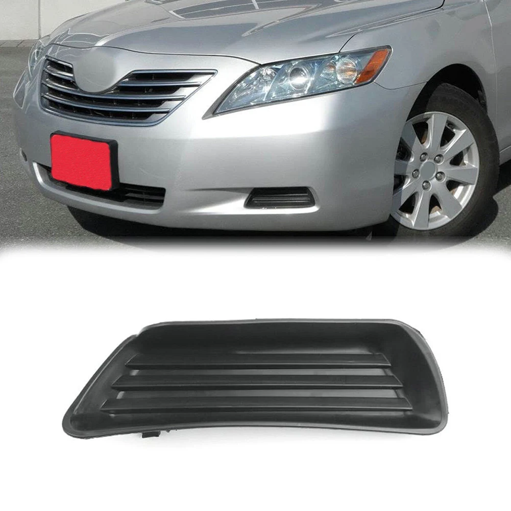 Car Front Bumper Lower Grille Grill Fog Lights Hole Lamp Cover For Toyota For Camry 07-09 Car Front Bumper Hole Cover Left