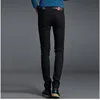 Men Denim Jeans Cotton Stretch Daily Slim Denim Pants Classic Daily All Seasons Light Blue Black Color Male Pencil Pants 6