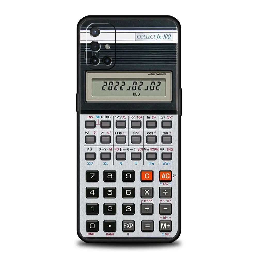Retro Calculator Soft Phone Case - Vintage Style Protective Cover