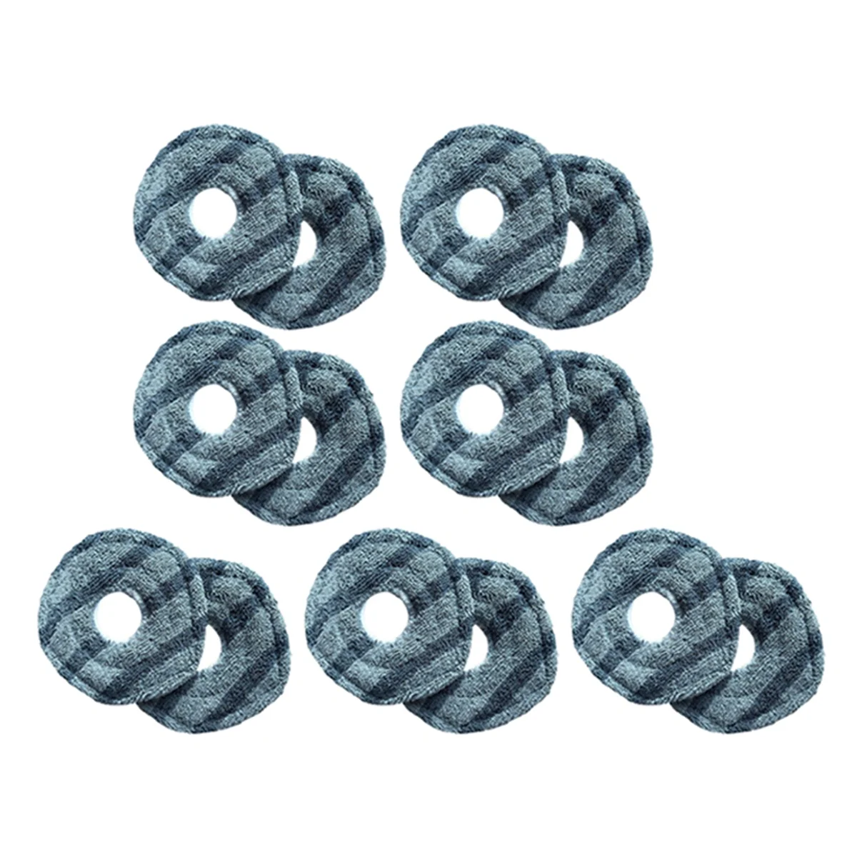 FZFZ 14PCS Washable Mopping Cloth Mop Pads for X10 Pro Omni and X9 Pro Robot Vacuums Cleaner Replacement Mops Parts