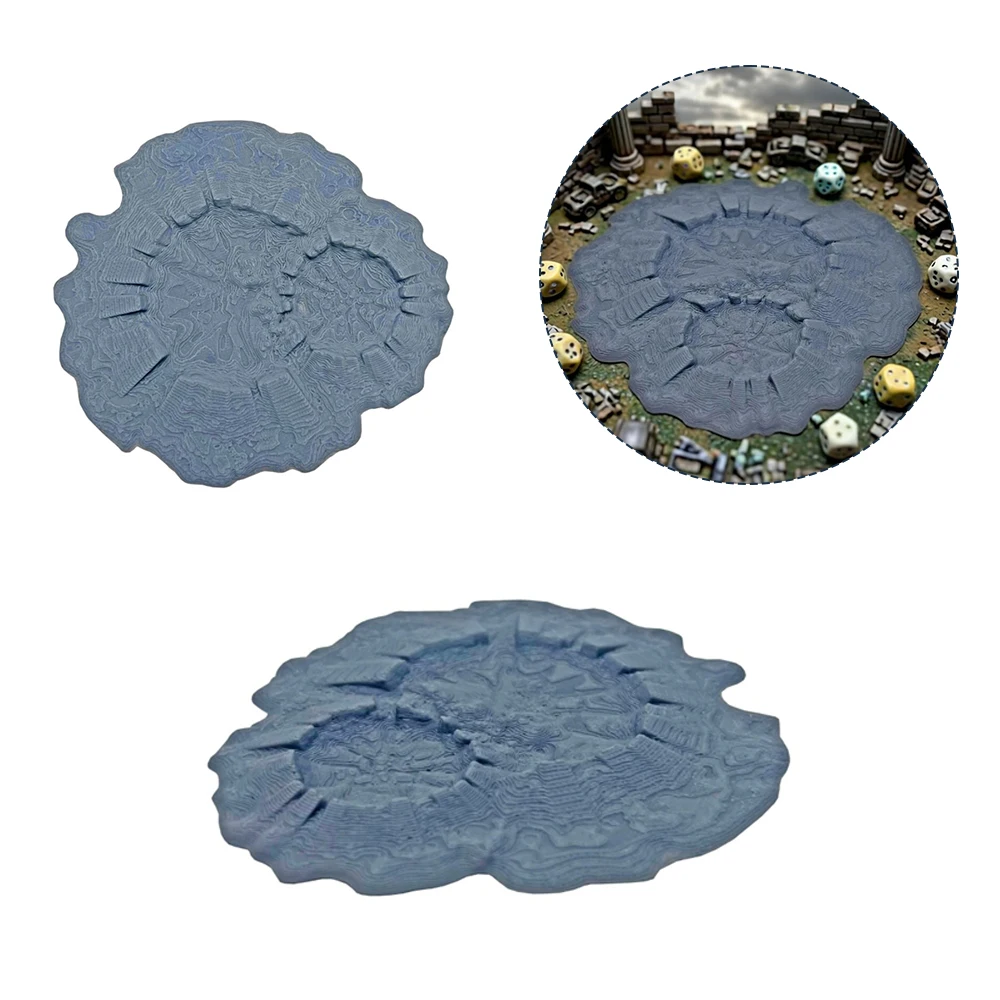 DnD 풍경 레이아웃 테이블탑 미니어처용 화산구는 지형을 변화시키고, 화산구..