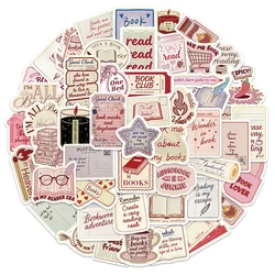 50PCS Bookish Cartoon Graffiti Stickers for DIY and Personalization (50PCS)