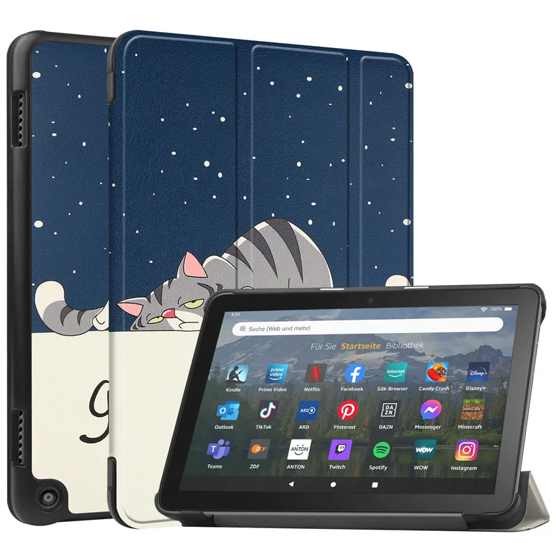 Premium Trifold Magnetic Leather Smart Cover