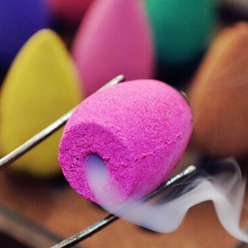 50/100Pcs Incense Cones Use For Backflow Incense Burner Anti-Odour Cone Incense Mix Scent