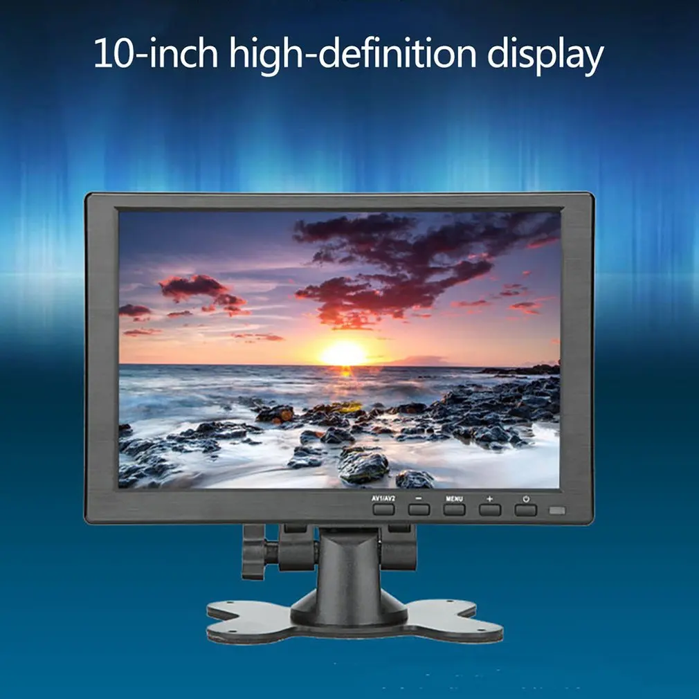

2023 New 10 Inch Portable Monitor HDMI-compatible 1024*600P HD IPS Display Computer LED Monitors With Leather Case Fast Delivery
