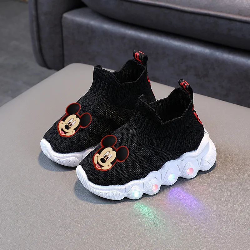 Baby Running Sneakers Children Sports Shoes Disney Mickey Mouse for Spring Autumn