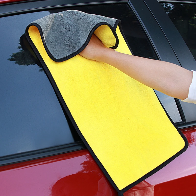 

Car Cleaning Microfiber Towel Cars Wash Drying Cloth Hemming Towel Care Cloth Car Detailing Wash Towel for Toyota 30x30/60CM