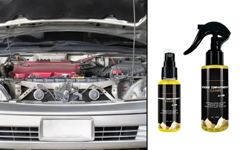 

Car Engine Cleaner Engine Oil Degreaser Automotive Engine Cleaner Spray Engine Compartment Cleaning Agent Car Accessories