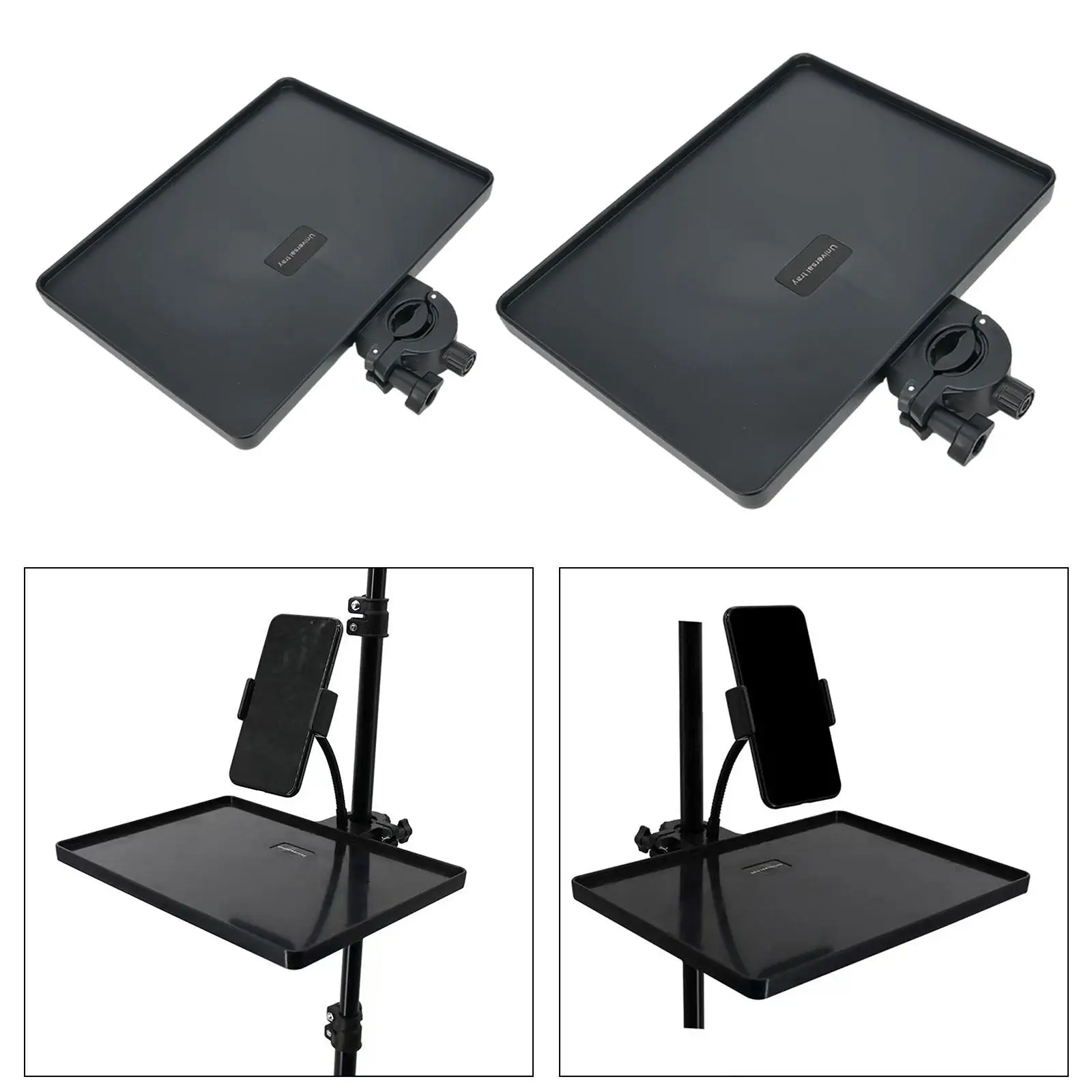 Plateau Pour Carte Son / Micro – Support Réglable à Clip, Robuste, Idéal Streaming Et Enregistrement