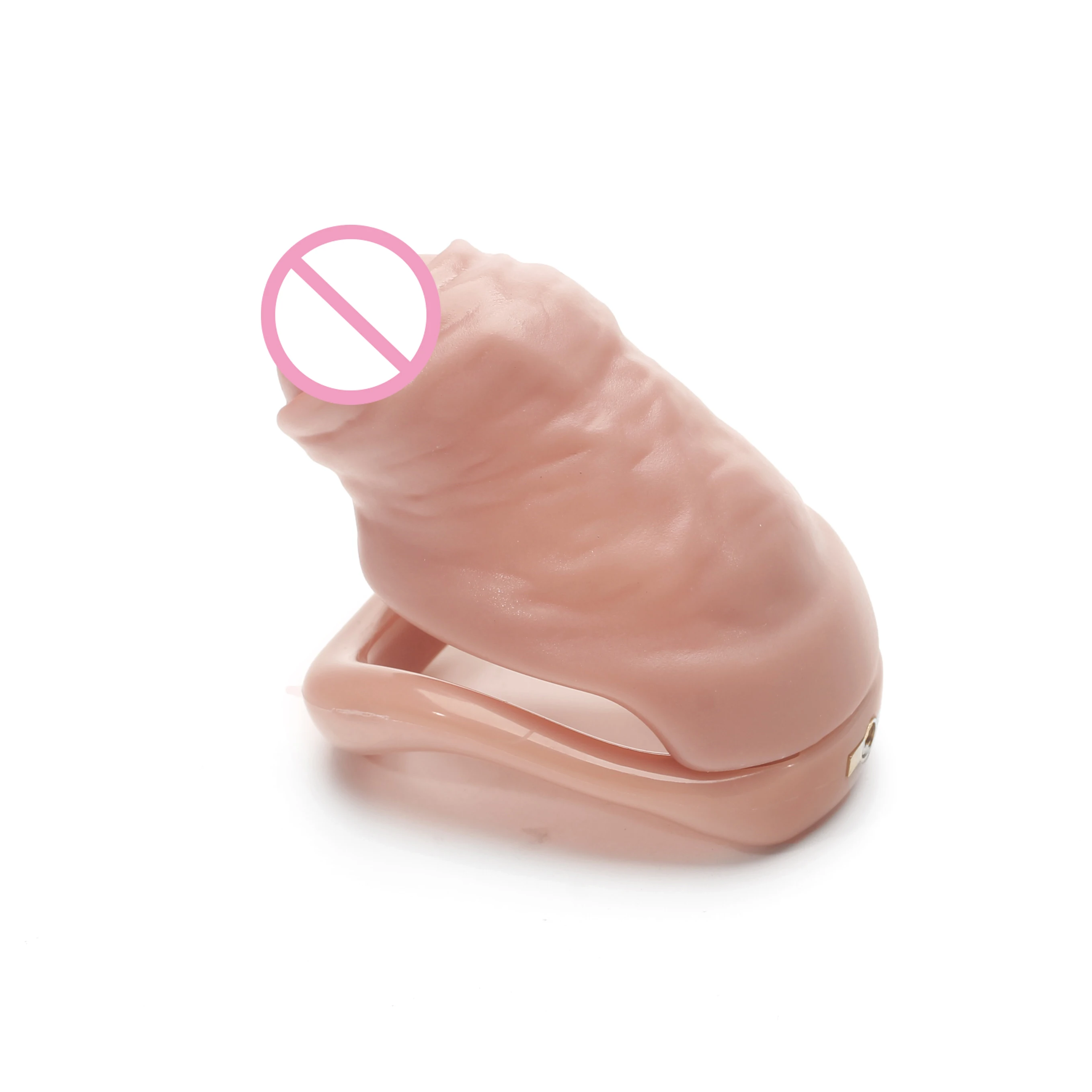 Penis Chastity Cage, Chastity Lock Sex Toy, Hidden Anti-Cheating Lock for Penis