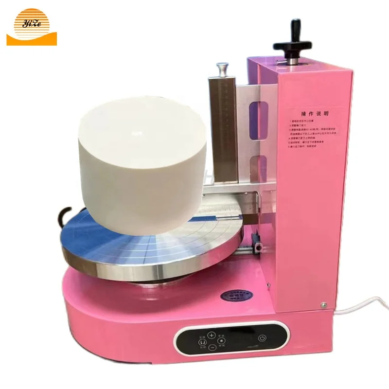 Family Cream Coating Machine Birthday Cake Making Cream Spreading Smoothing Decorating Machine inandon kv i5 karaoke machine 22 inch capacitive touch screen host jukebox family ktv 6tb 120 000 chinese and english songs