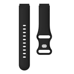 Durable 18mm Quick Release Hiking Wristband - Unisex Adjustable Watchband Strap - 18mm universal (Black)