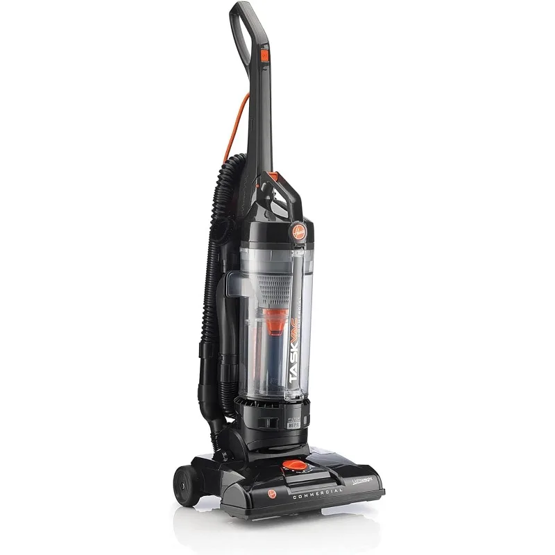 

Hoover Commercial Bagless Upright Vacuum Cleaner, Furniture Guard Lightweight HEPA Filtered Professional Grade Long-Lasting