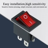 10Pcs KCD1 Series 2/3/4 Pin Boat Car Rocker Position Power Switches 15mm x 21mm Black Red Green 6A/250V 10A/125V AC Wholesale - Image 4