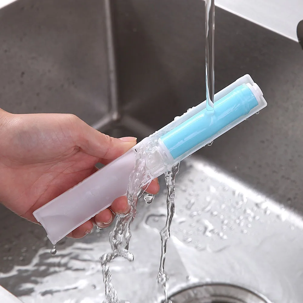 Washable Lint Sticking Roller Portable Pet Hair Remover Tool Reusable Roller Brush for Sofa Clothes Dog Cat Hair Sticking Lint Roller Lint Remover Pet Hair Remover Pet Hair Remover Brush Lint Remover Brush Clothes Lint Remover Hair Remover