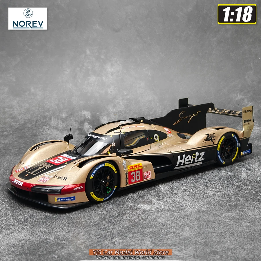 NOREV Diecast model 1:18 Porsche 963 Hertz Team 2024 Metal car