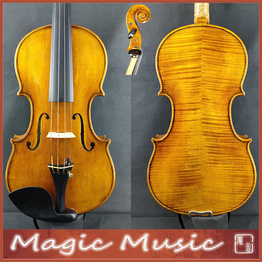 Acoustic Violin SELECTED Copy of Lord Wilton Professional Violin 4/4 #3312 Stradivarius Hand Made Oil Varnish European Spruce
