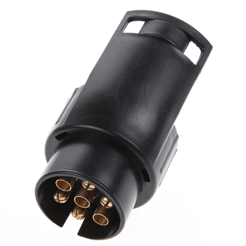 Trailer Plug Adapter 1PC 12V Plastic Towbar Towing Socket Electrical Converter 7 Pin To 13 Pin Caravan Adaptor