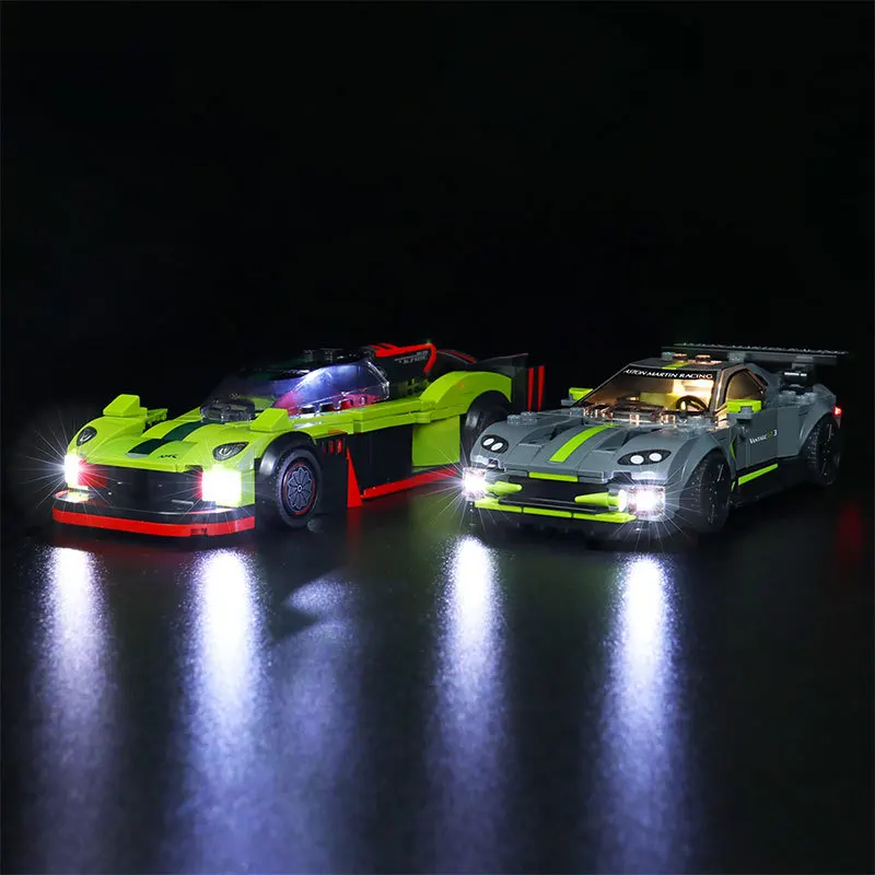 

Compatible with 76910 sports car series Martin double racing LED lights (LED lights only, no building blocks)
