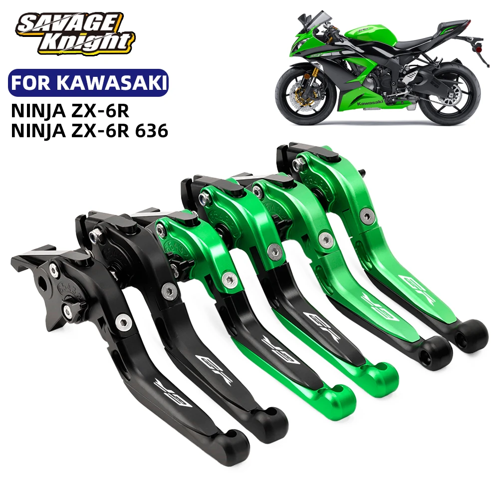 NewZX6RFoldingClutchBrakeLeverForKAWASAKININJAZX6RZX6R636MotorcycleAccessories.jpg