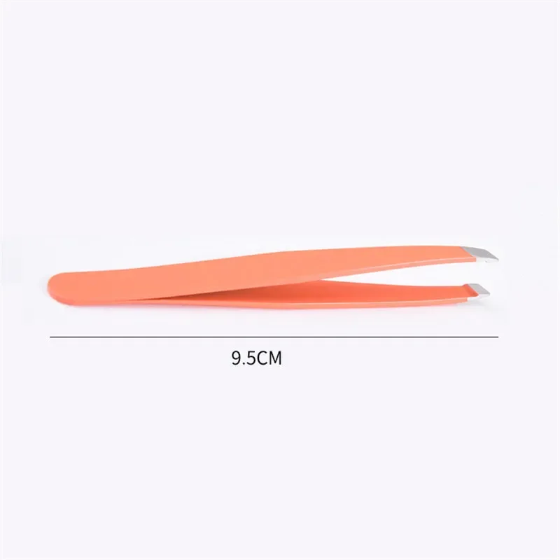 1pc Stainless Steel Eyebrow Tweezer Face Hair Removal Tweezers Colorful Makeup Eyelash Tweezer Eye Brow Clips Makeup Tools 6