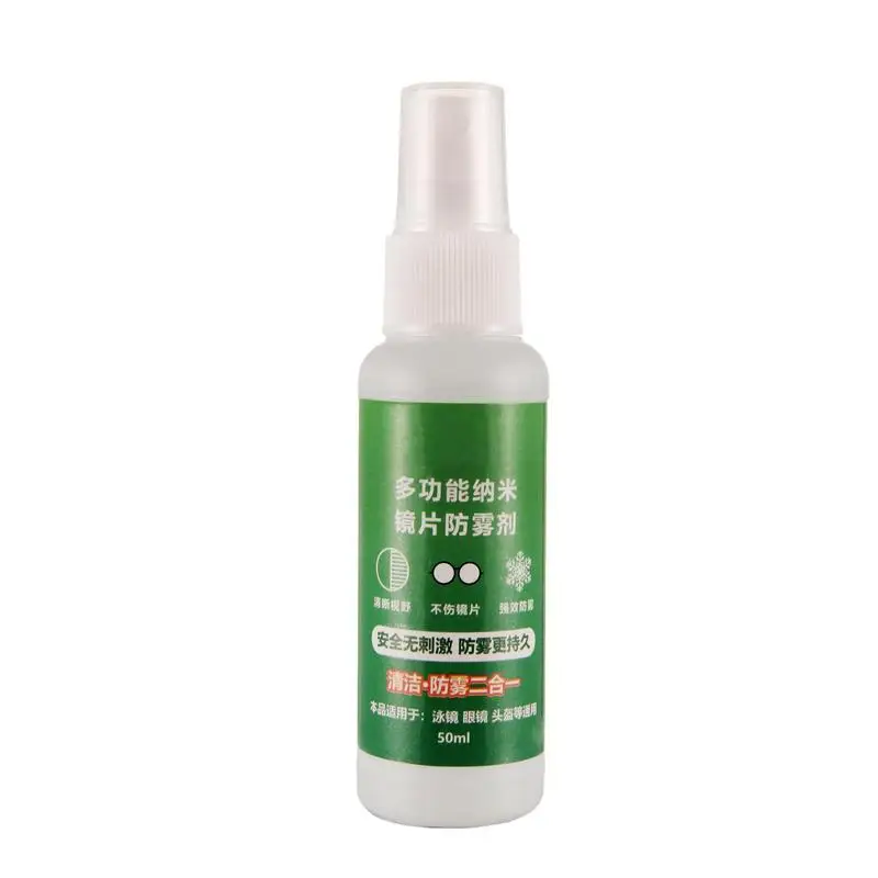 

Anti Fog Spray Glass Cleaner And Defogger 50ml Clear Sight Long Lasting Defogger Spray For Camera Lenses Glasses Mirrors Windows