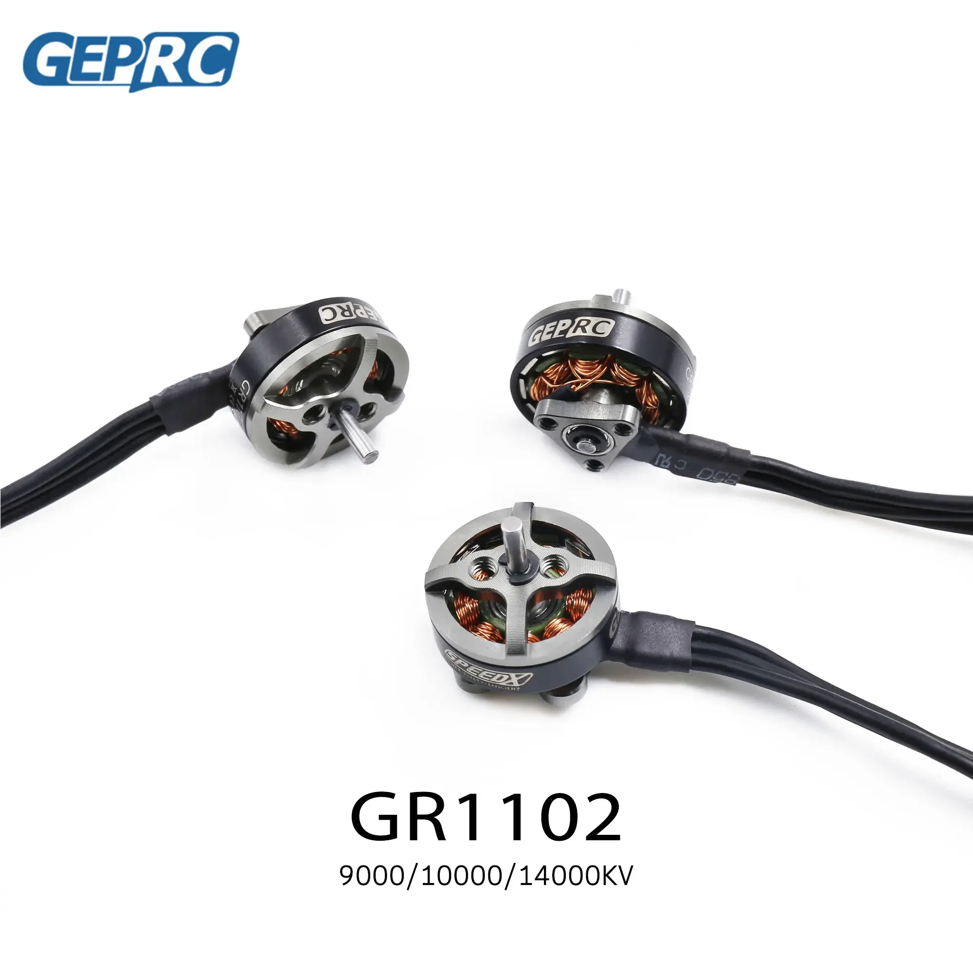 

4 шт. GEPRC GR1102 1102 10000KV 2S бесщеточный двигатель 4 отверстия 1,5 мм вал для FPV Freestyle TinyGO CineEye Tinywhoop зубочистка дроны