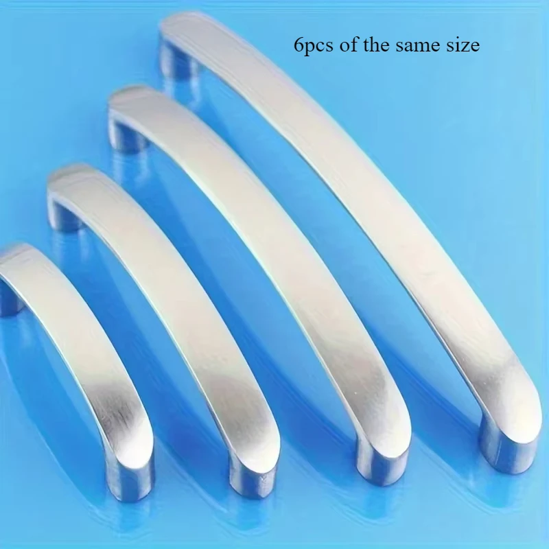 6 قطع من مقابض الخزانات المصنوعة من الألومنيوم الم...