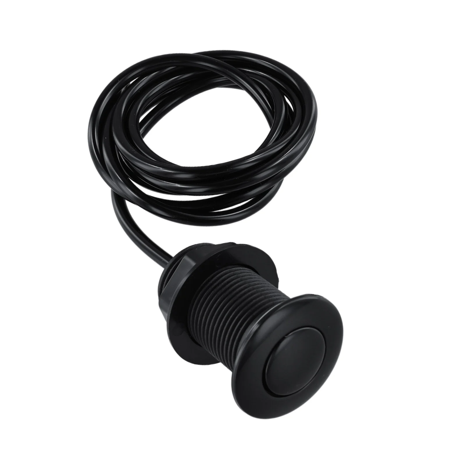 Switch Push Button Cover 1.5m Hose ABS Food Waste Disposer Air Switch Button Pneumatic Massage Bathtub Start food waste disposer switch