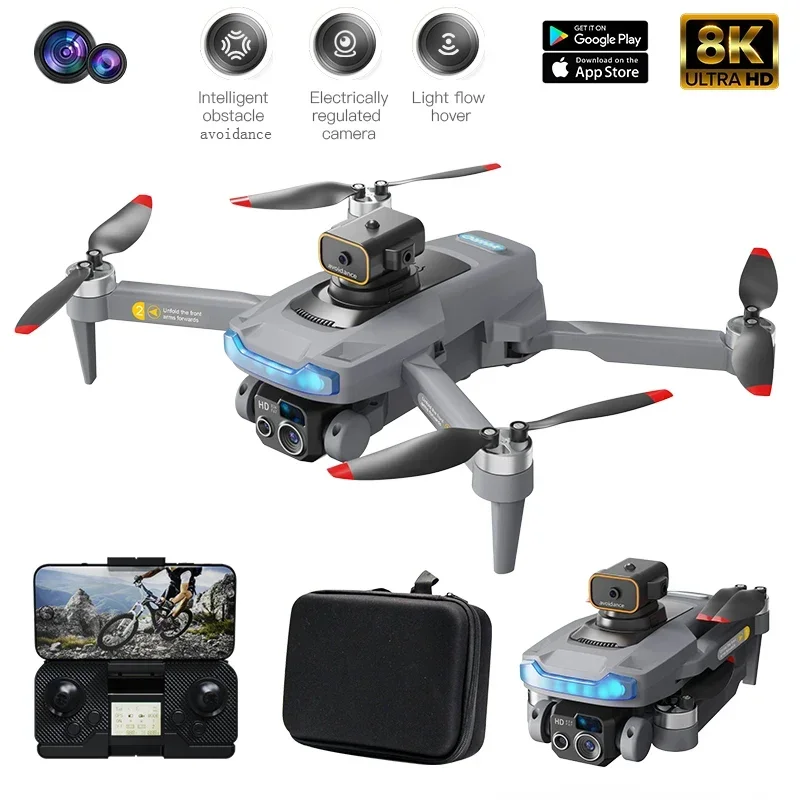 

New Drone 5G Professional 8K Dual Camera GPS Wifi Intelligent Obstacle Avoidance RC Helicopter Dron Endurance Christmas Present